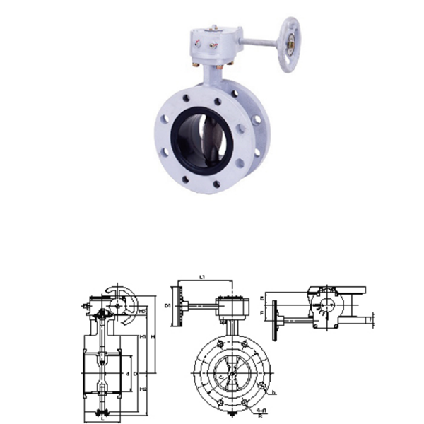 KITZ開(kāi)滋齒輪型，法蘭型10K蝶閥BS-10DJFU-100A