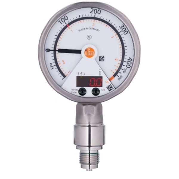 德國(guó)IFM易福門帶模擬顯示屏的齊平式壓力傳感器PG2438 PG-,25BREB12-MFRKG/US/ /P