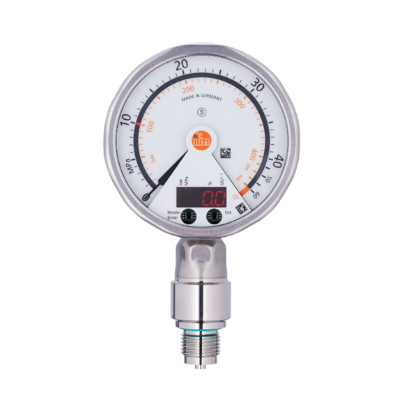 德國(guó)IFM易福門帶模擬顯示屏的齊平式壓力傳感器PG2438 PG-,25BREB12-MFRKG/US/ /P