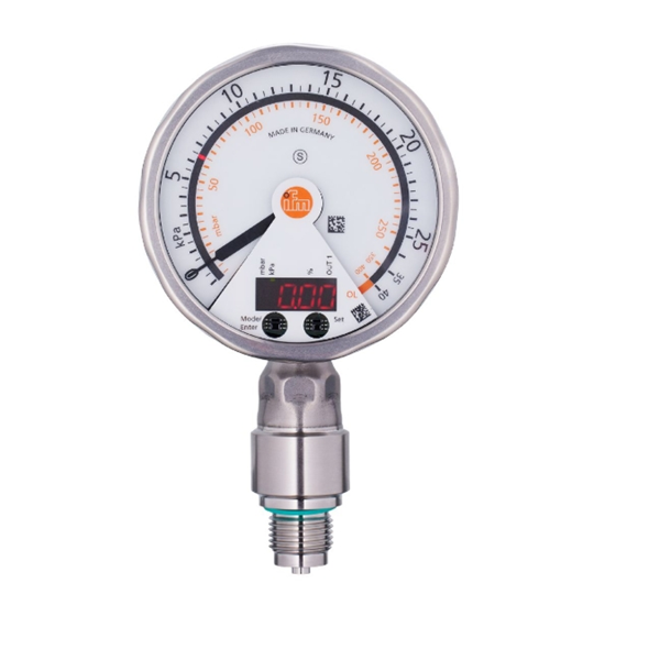 德國(guó)IFM易福門帶模擬顯示屏的齊平式壓力傳感器PG2438 PG-,25BREB12-MFRKG/US/ /P