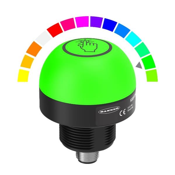 BANNER邦納美國(guó) K50 Pro 觸摸按鈕系列拾取指示燈K50PTVKQ