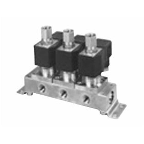 CKD喜開理多種流體直動式2通電磁集成閥GAG331-1-8-DC 24V